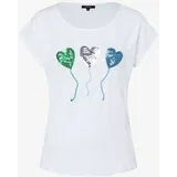 More & More Majica 'Hearts' plava / zelena / srebro / bijela