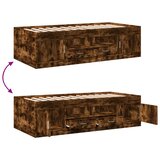  Dnevni krevet s ladicama bez madraca boja hrasta 100x200 cm | Eponuda.com