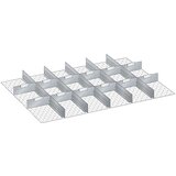 LISTA Ločilna stena, za omare z merami 1023 x 725 mm, za predale z višino 50 mm | Shoptok.si