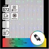 Aigostar LED spoljni božićni niz 372xLED/8 funkcija 6x1,2m IP44 višebojno | Eponuda.com