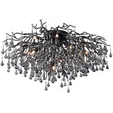 PAUL NEUHAUS 8092-18 - Plafonski luster ICICLE 14xG9/40W/230V, prečnik 100 cm, crna | Eponuda.com