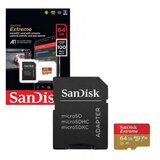 Sandisk Extr PLUS microSDXC 64GB + SD Adapter 200MB/s & 90MB/s A2 C10 V30 UHS-I U8 - SDSQXBU-064G-GN6MA | Shoptok.si
