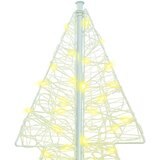 vidaXL Božićno drvce s 240 LED svjetlima Topla bijela 180 cm Akril | shoptok.hr