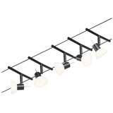 PAULMANN 94450 - Komplet 5x GU5,3/10W kompletan kabelski sistem SHEELA 230V crna | Eponuda.com