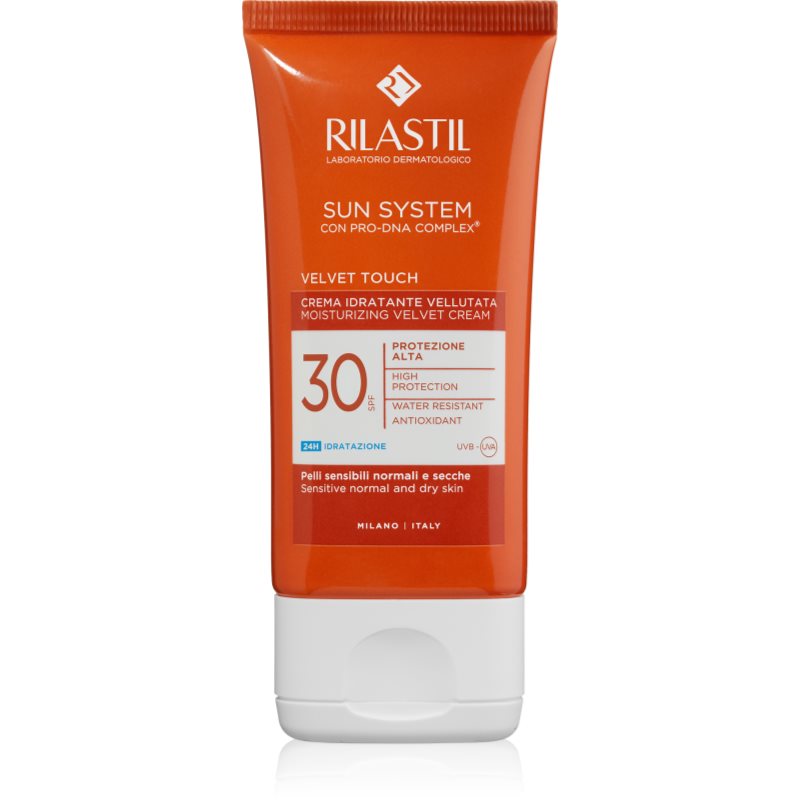 Rilastil Sun System Velvet Touch zaščitna krema za obraz SPF 30 50 ml Cene
