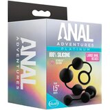 Blush Anal Adventures Platinum Silicone Anal Beads Large Black | shoptok.hr