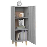  Komoda boja hrasta sonome 34,5x34x90 cm od konstruiranog drva Siva | Shoptok.si