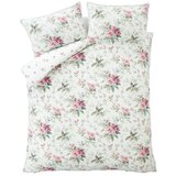 Catherine Lansfield Kremno bela posteljnina za zakonsko posteljo 200x200 cm Bridgerton Penelope Floral – | Shoptok.si