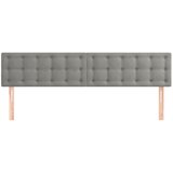 Uzglavlja svjetlosiva 180x5x78/88 cm baršunasta | shoptok.hr