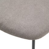 MID.YOU STOL, kovina, tekstil siva, črna | Shoptok.si