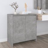 vidaXL Komoda betonsko siva 70x40x73,5 cm iverna plošča | Shoptok.si
