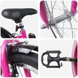  Otroško Kolo 20 Palcev za starost od 6 do 11 let Roza Črna - - roza - 14.13 - 137 x 54 x 79 cm - 2025- | Shoptok.si