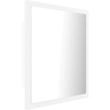 vidaXL lED kupaonsko ogledalo bijelo 40x8,5x37 cm konstruirano drvo | shoptok.hr