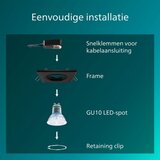 Philips ugradna svetiljka peridot 1xGU10/7W/230V crna | Eponuda.com