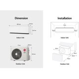 LG DUALCOOL AI AIR Premium 3.5kW H1S21D vanjska i unutarnja jedinica | shoptok.hr