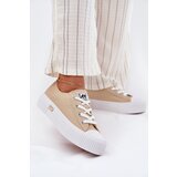 Lee Women's Platform Sneakers Beige ISLA C WOMEN LOW | shoptok.hr