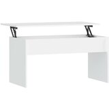  Stolić za kavu bijeli 102x50,5x52,5 cm od konstruiranog drva | shoptok.hr