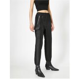 Koton Women's Black Pocket Detailed Trousers | Shoptok.si