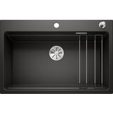 Blanco sudoper ETAGON 8 InFino SILGRANIT pribor inox nosači, bez dalj. upr. - CRNA Cijene