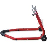 vidaXL Zadnje Stojalo za Motorno Kolo Rdeče | Shoptok.si