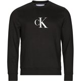 Calvin Klein Jeans Puloverji CK INSTITUTIONAL CREW NECK Črna | Shoptok.si