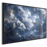  Plakat Astronomical Wonders: Clouds and Stars in Harmonious Union 42x29.7 Crni okvir | shoptok.hr