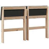  Tapecirani uzglavlje Tamno siva 120 cm Čvrsto borovo drvo | Eponuda.ba