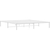 Metalni okvir za krevet bijeli 193x203 cm | shoptok.hr