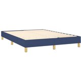  Box spring postelja z vzmetnico modra 140x200 cm blago, (20895145) | Shoptok.si