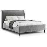 Maison de Rêve Sivi tapecirani bračni krevet s prostorom za odlaganje s podnicom 140x200 cm Shell – | shoptok.hr