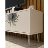 Hanah home Hanah Kućni TV komoda Nida, 150x40,6x29,6 cm, Bijelo-srebrna | Eponuda.ba