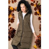 Dewberry Z6741 WOMEN'S VEST-PLAIN KHAKI Cijene