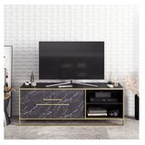 HANNAH HOME TV komoda, zlatno-crna | Eponuda.ba