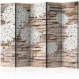  Paravan u 5 dijelova - Flowers on the Stone II [Room Dividers] 225x172 Cijene