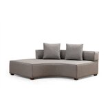 Atelier Del Sofa Kutna garnitura Gondola 105x70x180cm Siva | Eponuda.ba