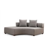 Atelier Del Sofa ugaona sofa Gondol-1 (L3-CHL) - siva | Eponuda.com