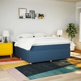  Krevet s oprugama i madracem plavi 180x200 cm od tkanine | shoptok.hr