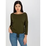 BASIC Feel Good Blouse-RV-BZ-4691.10X-khaki | Shoptok.si