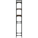 vidaXL Polica za perilicu rublja boja smeđeg hrasta 67x25x163cm drvena | shoptok.hr