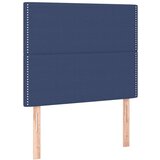  Posteljno vzglavje modro 80x5x118/128 cm blago, (20936392) | Shoptok.si