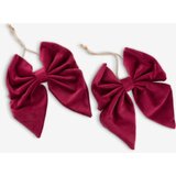  Bows 2pcs/pk burgundy Cene