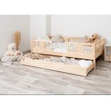 Molarem Home Drveni dječji krevet Luna 20 - svijetlo drvo - 200x90 cm - S ladicom | shoptok.hr