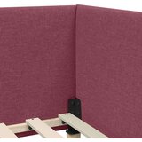  Kotni okvir postelje z matrico Drugo 2 pcs Siva blago, (5000123423) | Shoptok.si