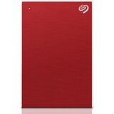 Seagate Zunanji prenosni disk One Touch, 2 TB, rdeča | Shoptok.si