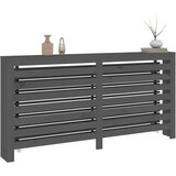  Pokrov za radijator sivi 169x19x84 cm od masivne borovine | shoptok.hr