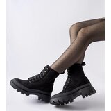 Gemre Black eco-suede ankle boots Orson | Shoptok.si