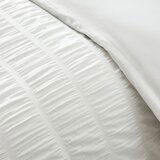 Catherine Lansfield Bijela posteljina za bračni krevet/za produženi krevet od krepa 230x220 cm Seersucker Frill – | shoptok.hr