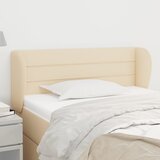  Uzglavlje s ušima krem 83x23x78/88 cm od tkanine | Eponuda.com