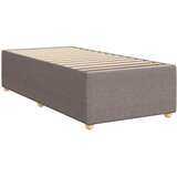  Krevet s oprugama i madracem smeđesivi 90x200 cm od tkanine | shoptok.hr