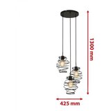 BRILONER 4870-035 - Luster na sajli 3xE27/60W/230V | Eponuda.com